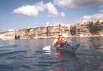Mer d'huile devant les falaises de Bonifacio